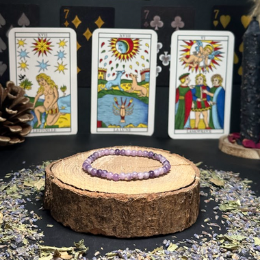 Bracelet Lépidolite - Pureté & Repos