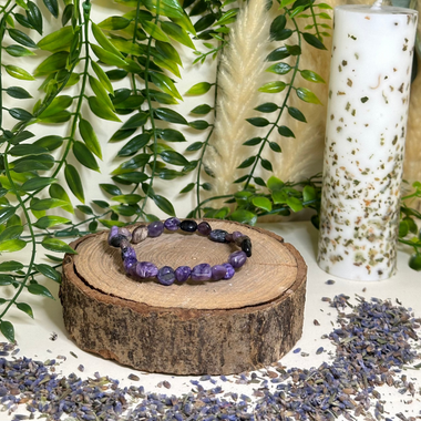 Bracelet Charoïte Pierres Roulées - Détente