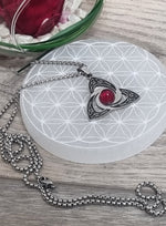 Pendentif Trinité & Agate Rouge