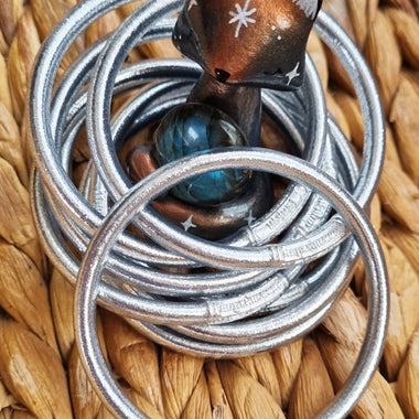 Jonc Bouddhiste Unité Argenté Mantra Qualité Supérieure