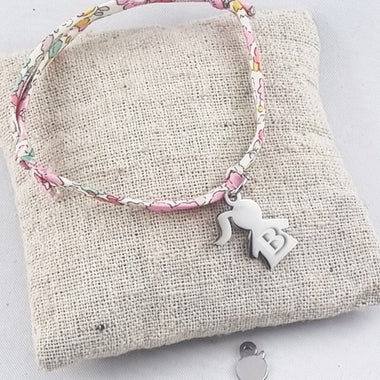 Bracelet Enfant Liberty Ajustable personnage Acier Gravé