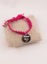 Bracelet Froufrou & Médaille Argent Gravé
