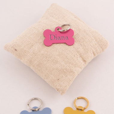 Médaille Os Pour Animaux Gravée Personnalisée